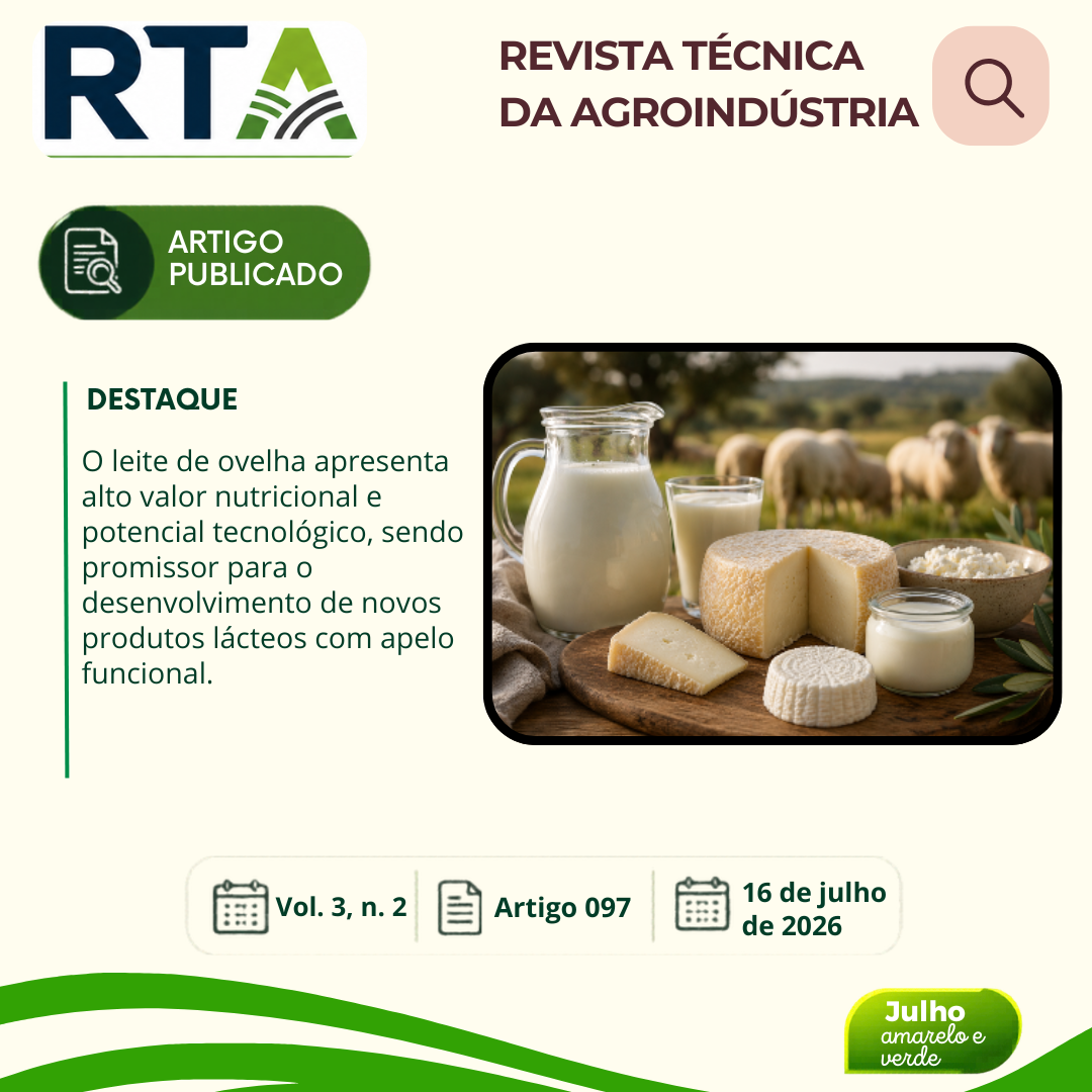 LEITE DE OVELHA: NUTRIÇÃO, BENEFÍCIOS E INOVAÇÃO NO DESENVOLVIMENTO DE PRODUTOS 